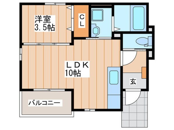 ヴェルデマーレの物件間取画像